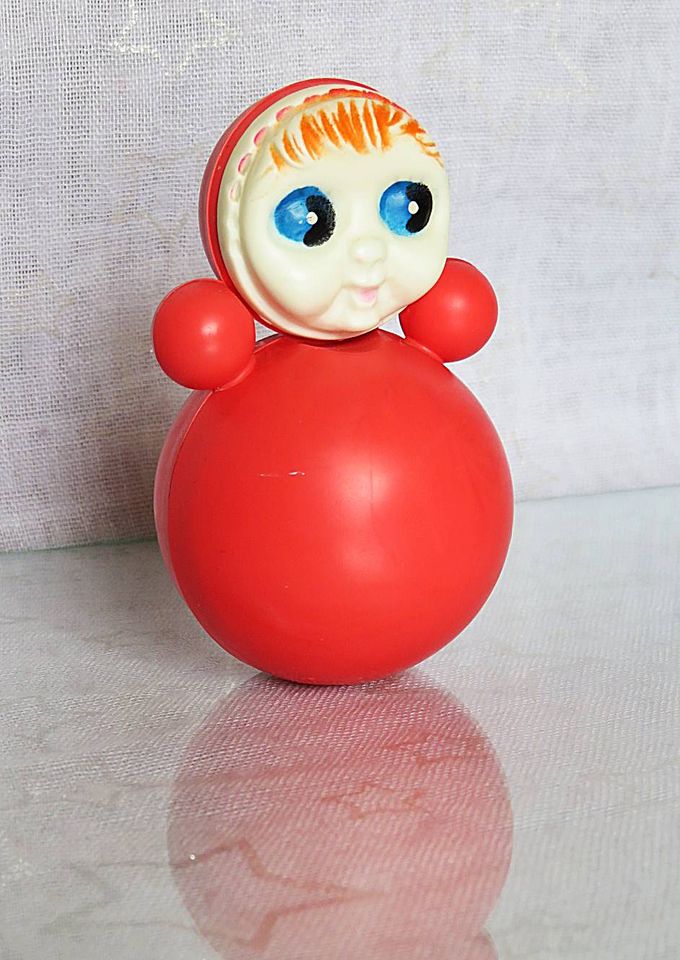 vintage original UdSSR kleine Roly- Poly Puppe Stehauf Püppchen in Hannover