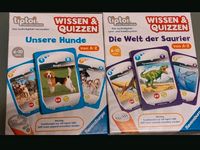 2 Tiptoi Karten/Hunde Saurier/Quizz Ravensburger  Audiodigital Sachsen-Anhalt - Halle Vorschau