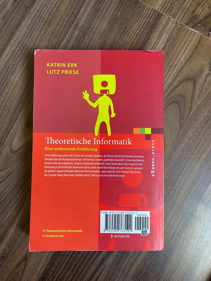 Theoretische Informatik 3. Auflage von Katrin Erk und Lutz Priese in Romrod