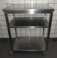 Edelstahl Regal Arbeitstisch Gastro mit 4 Rädern 90 x 70 x 120 cm Sachsen - Chemnitz Vorschau