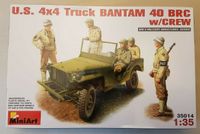 Bausatz U.S. 4x4 Truck Bentam 40 BRC w/Crew 1:35 MINIART Neu OVP Baden-Württemberg - Althengstett Vorschau