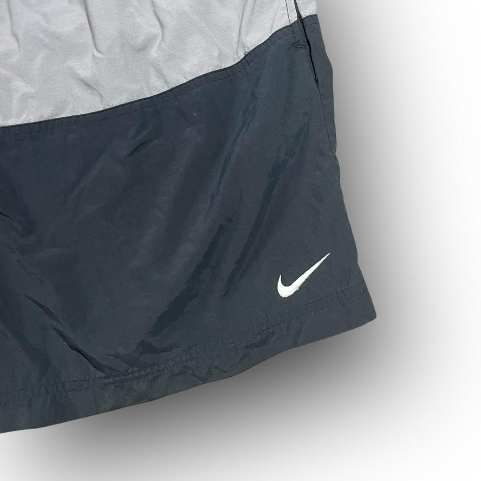 Nike Badeshorts 90s 90er Vintage Backprint Big Swoosh XXL in Cham