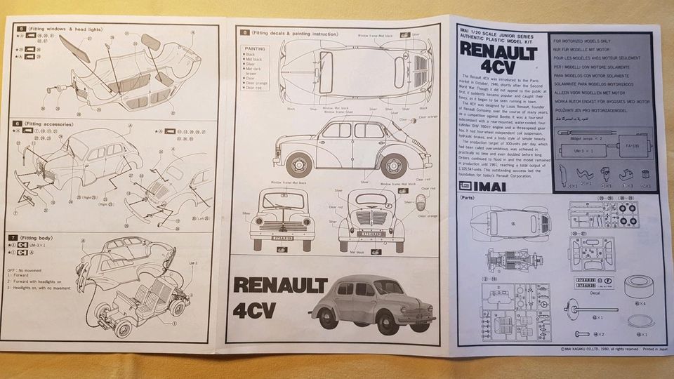 Renault 4 CV Bausatz 1:20 in Böhmenkirch