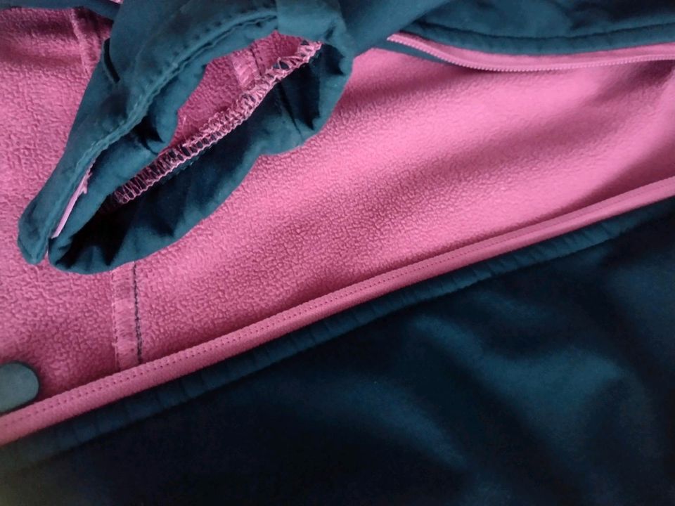 Trollkids Softshelljacke "Oslofjord" blau pink 104 in Hohen-Sülzen