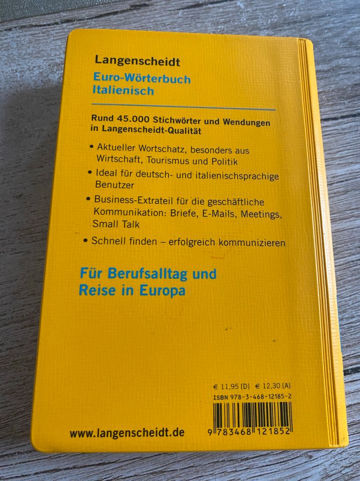 Wörterbuch Italienisch deutsch (Langenscheidt) in Erfurt