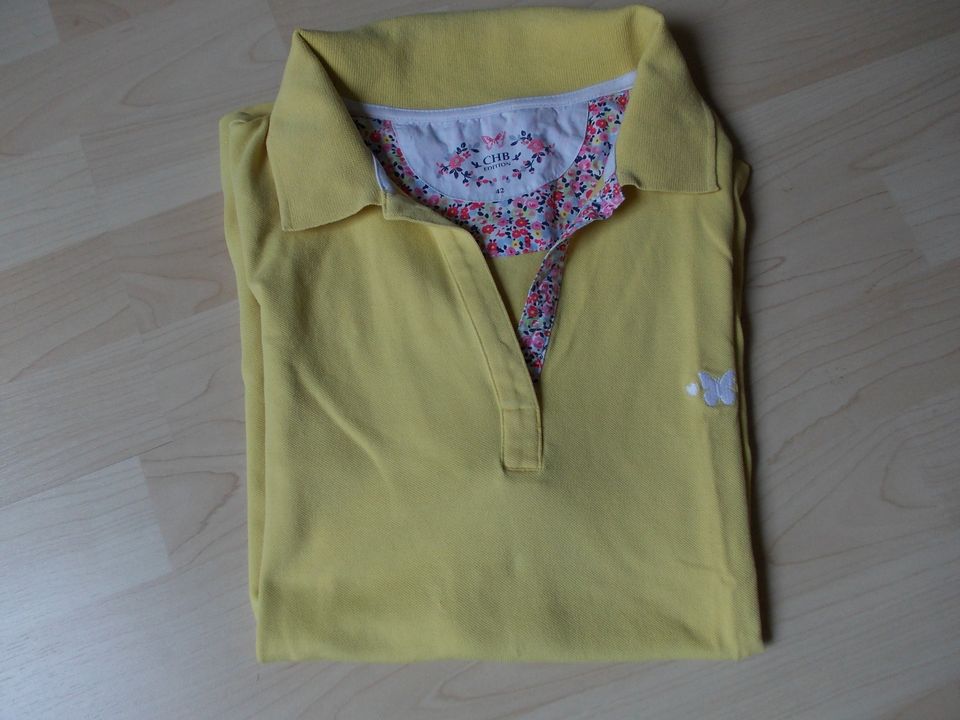 Damen Poloshirt, gelb, Gr. 40 in Beselich