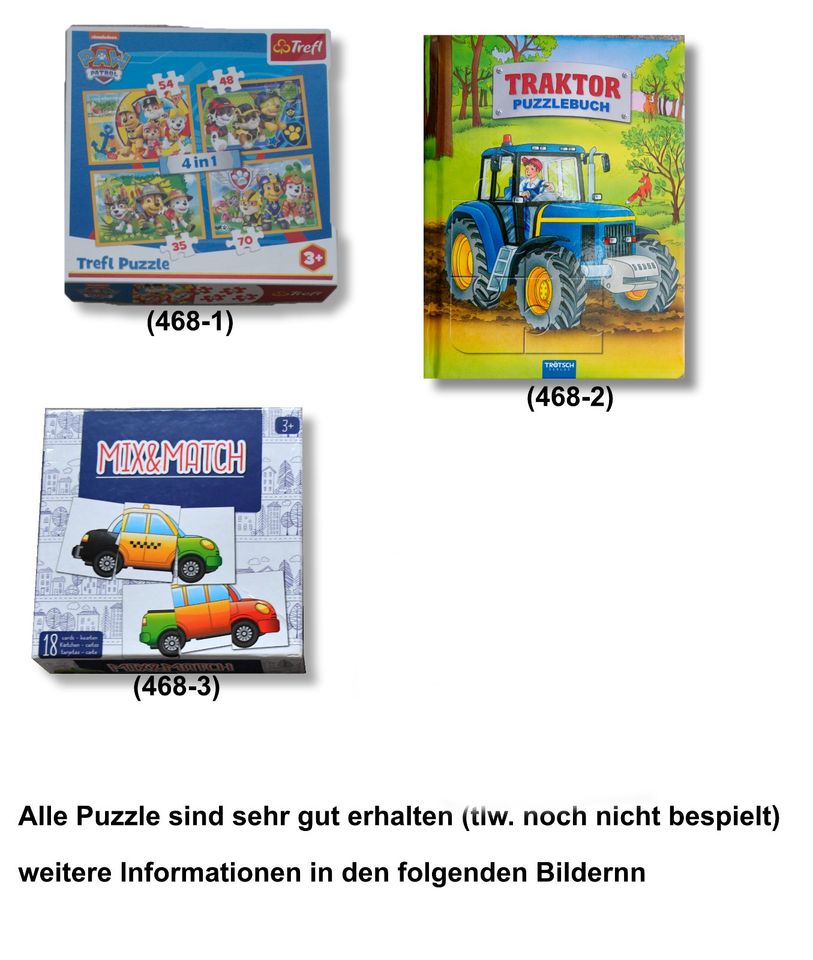 Puzzles PAW Patrol Traktor Puzzle-Buch MIX & Match (468) in Westoverledingen