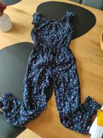 Jumpsuit blau Blümchen 122 Rheinland-Pfalz - Grafschaft Vorschau