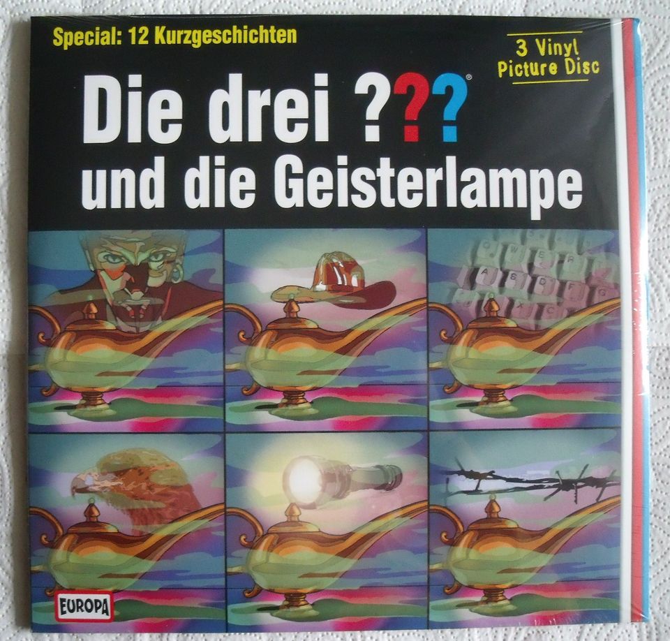 Vinyl LP DREI FRAGEZEICHEN ??? Kurzgeschichten DIE GEISTERLAMPE in Wesel