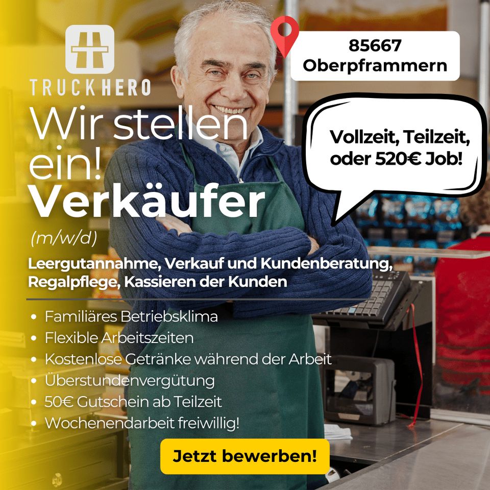 Verkäufer(m/w/d) im Getränkemarkt gesucht! in Oberpframmern