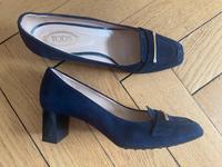 Tod’s Pumps Wildleder dunkelblau 37 Frankfurt am Main - Nordend Vorschau