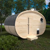 Fasssauna / Gartensauna / Banja / Oval 4.0 m Sauna mit inkl/ Holzofen Nordrhein-Westfalen - Castrop-Rauxel Vorschau