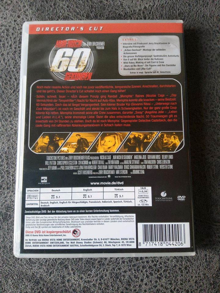 Nur noch 60 Sekunden DVD in Kipfenberg