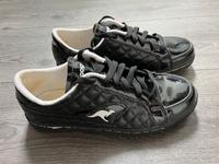 Damen Sneaker Kangaroos 38| schwarz mit Lack | neuwertig Hessen - Groß-Zimmern Vorschau