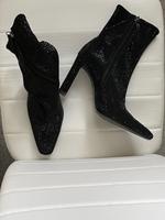 Glitzer-Stiefeletten von Zara, schwarz, Gr. 37, top Zustand Kr. München - Unterhaching Vorschau