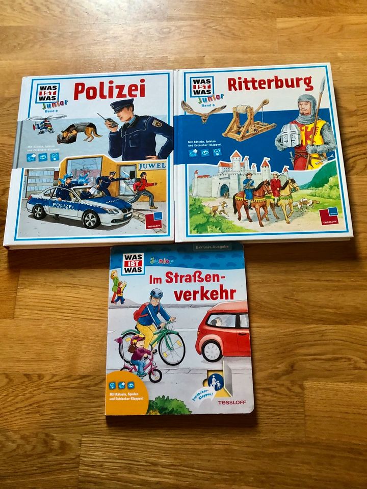 Was ist was Junior Polizei Ritterburg Straßenverkehr Buch Kinder in Berlin