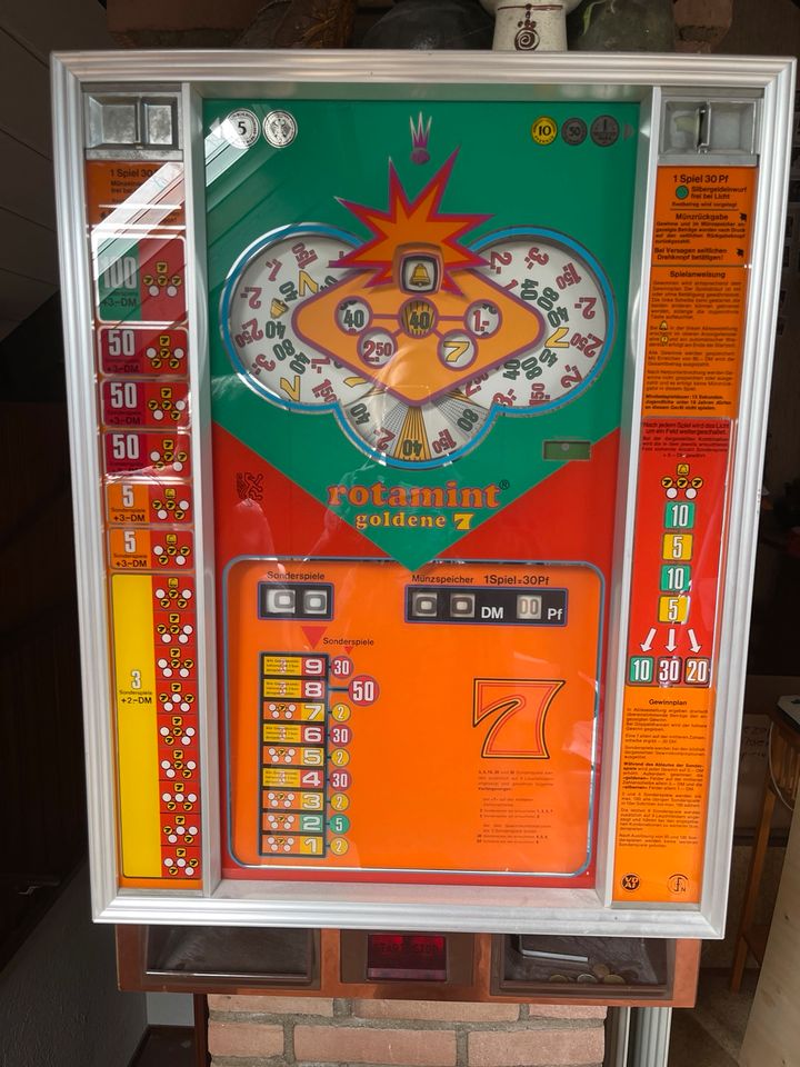 Spielautomat Rotamint Goldene 7 - Retro / Vintage in Ratingen