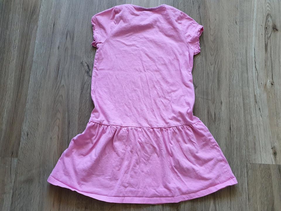 S.Oliver_pinkfarbenes Sommer Kleid mit Sonne und Smiley_Gr.134 in Wolfsburg