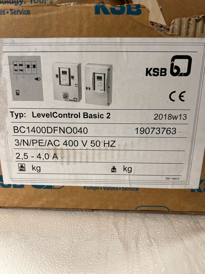 KSB Schaltgerät Doppelpumpe Level Control in Trittau