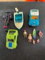 Playmobil 2 Autos 1 boot und Anhänger und Zubehör Häfen - Bremerhaven Vorschau