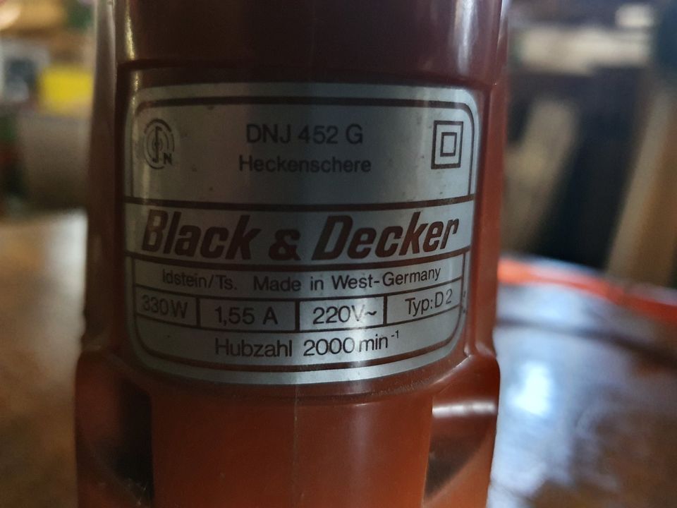 Heckenschere Black Decker in Vierherrenborn