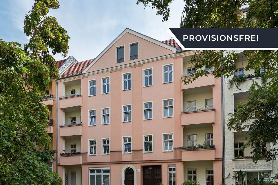 Vermietete 2-Zimmer-Altbauwohnung mit Balkon nahe Florakiez in Berlin