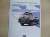 Ford Explorer Montana Prospekt Kopie Okt. 2000 Baden-Württemberg - Villingen-Schwenningen Vorschau