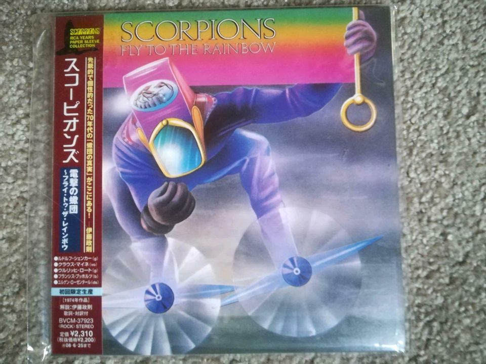 Scorpions – Fly To The Rainbow(Japan Paper Sleeve CD)Neu in Wolfen