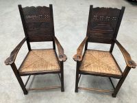 Paar Worpsweder Stühle 2x Armlehnstühle alt antik Hochzeitsstühle Niedersachsen - Isenbüttel Vorschau