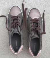 Halbschuh/ Schnürschuh, braun rosa, Gr. 42 Hessen - Bad Soden am Taunus Vorschau