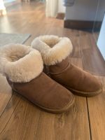 Boots Echtfell Lammfell Echtleder Leder Beige Warm Winterboots Nordrhein-Westfalen - Oberhausen Vorschau