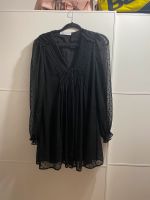 Schwarzes Kleid mit transparenten Ärmeln Bayern - Weiler-Simmerberg Vorschau