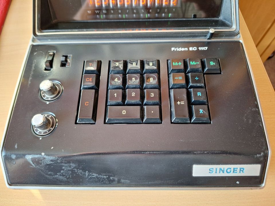Friden EC 1117 Singer Tischrechner Rechner Calculator Nixie in Güsten