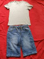 TOM TAILOR T-Shirt/Jeans-Shorts Set Größe 152 Schleswig-Holstein - Neumünster Vorschau