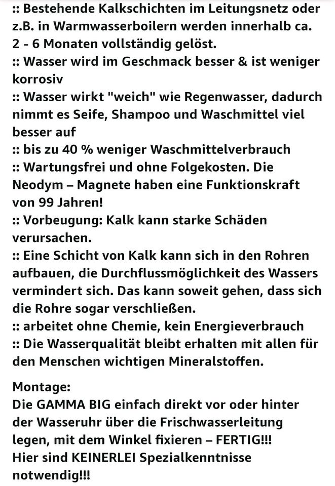 GAMMA BIG Hauswasseranlage gegen Kalk Einfamilienhaus in Köln