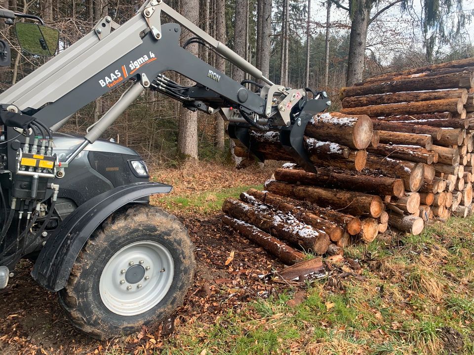 Poltergabel mit Niederhalter / Holzgreifer BAAS Technik in Ebersberg