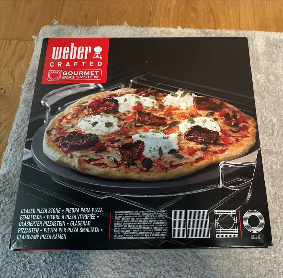 WEBER CRAFTED Gourmet BBQ System glasierter Pizzastein in Dresden