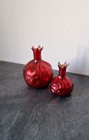 2 Vasen rot Granatapfel Krone Krönchen Vase Blumenvase Prinzessin Sachsen - Chemnitz Vorschau