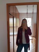 Jacke Jeans Beere pink L bershka Biker Herbst Übergang Bomber München - Pasing-Obermenzing Vorschau