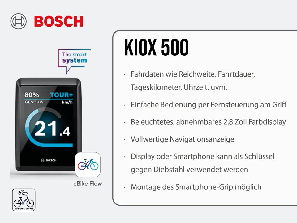 ✅✅BOSCH DAMEN E-BIKE Pegasus Evo CX SMART SYSTEM ☝️ KIOX 500⚡️ 500WH⚡️ AKKU E-Trekking tiefer Einstieg, 200941, 200942  wie Cube KATHMANDU Kalkhoff Endeavour Bulls in Grevenbroich