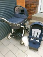 Kinderwagen Hartan Racer GT mit Babywanne,Sportaufsatz,Regenplane Mülheim - Köln Holweide Vorschau