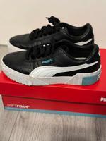 Puma Leder Schuhe Snaeker Größe 36 schwarz Dithmarschen - Heide Vorschau