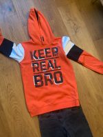 Jungen hoodie 158 164 chapter orange schwarz weiß Bayern - Kronach Vorschau