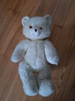 Teddybär Brummbär Albino typisch DDR 80er Jahre 50cm Ostalgie Bayern - Oberaudorf Vorschau