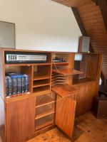 Midcentury-Schrankwand Nussbaum furniert Nordrhein-Westfalen - Petershagen Vorschau