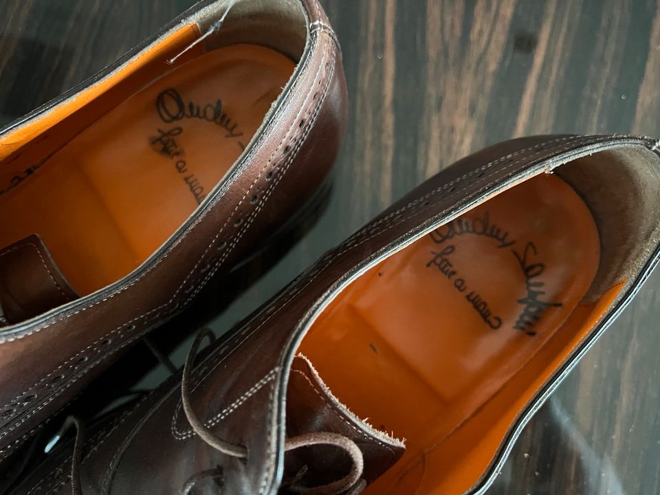 SANTONI original Herrenschuhe braun 9 in Osnabrück