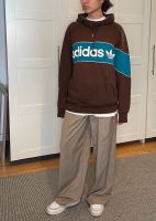 Adidas Originals Hoodie: Brauner Pullover mit Kapuze von Adidas Hamburg-Mitte - Hamburg Wilhelmsburg Vorschau