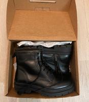 Vintage Stiefel Combat Boots aus Leder mit Kunstfell Größe 42 Aachen - Aachen-Mitte Vorschau