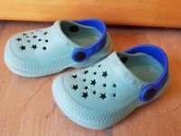 Gr. 22 Baby Clogs / Gummi Latschen / Hausschuhe blau Sachsen-Anhalt - Sangerhausen Vorschau