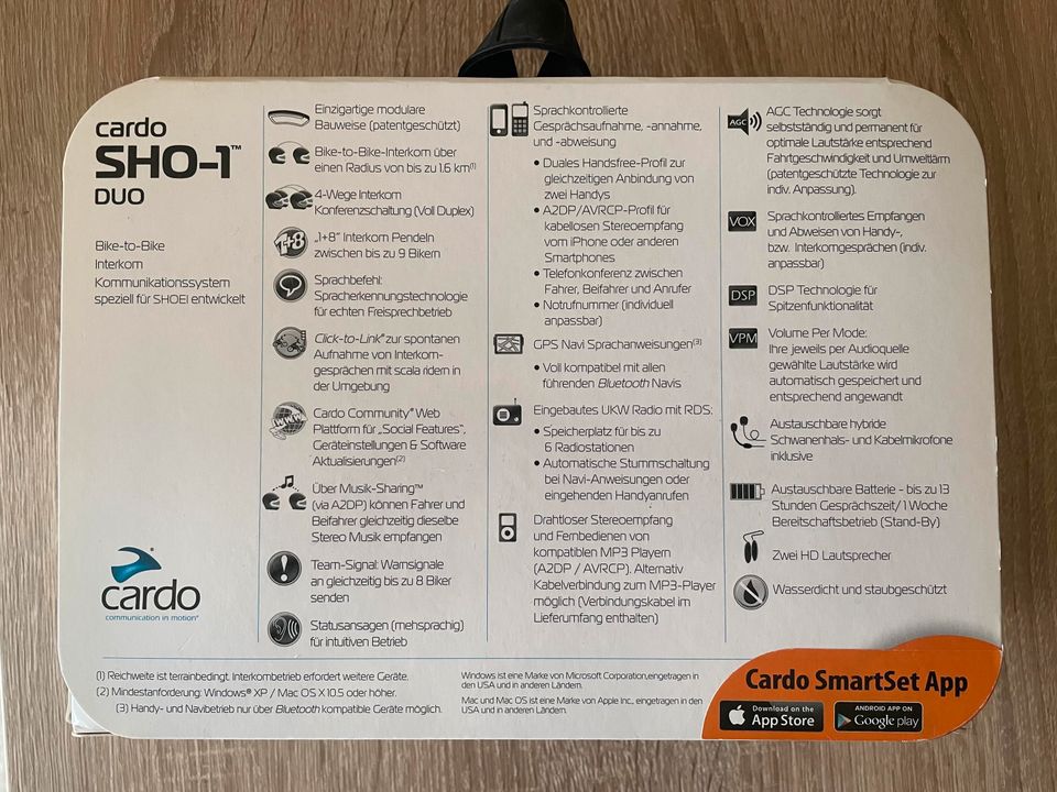 Cardo Sho1 DUO - Kommunikations-Set in Ratingen
